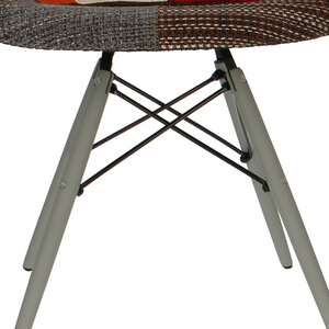 POP Chair DAW Grey Base Patchwork POPfurniture POP Chair DAW Grey Base Patchwork