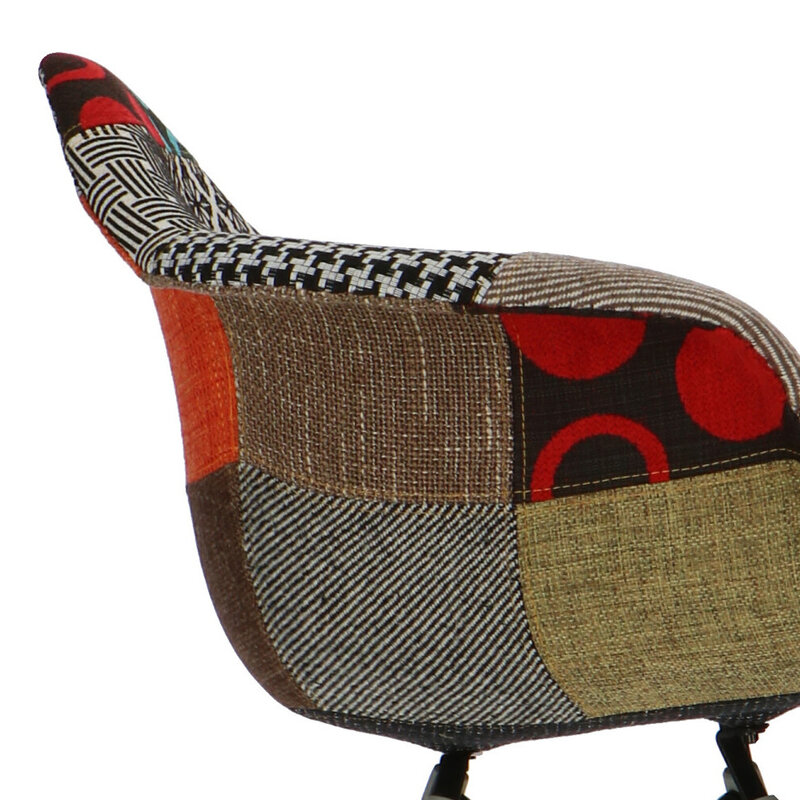 POPfurniture POP Stol DAW Grå Bas Patchwork