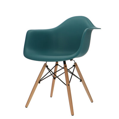 Chaise POP DAW Bleu Petrole