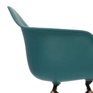 POPfurniture Chaise POP DAW Bleu Petrole