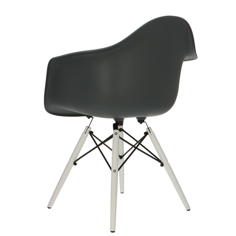 POP Stol DAW Hvid Chassis Anthracite POPfurniture POP Stol DAW Hvid Chassis Anthracite