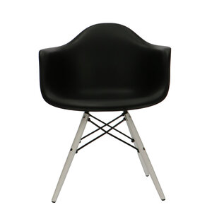 POPfurniture POP Stuhl DAW Weißes Untergestell Schwarz