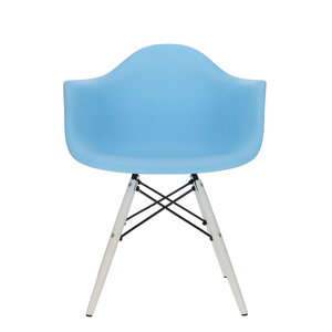 POP Stol DAW Hvid Chassis Blå POPfurniture POP Stol DAW Hvid Chassis Blå