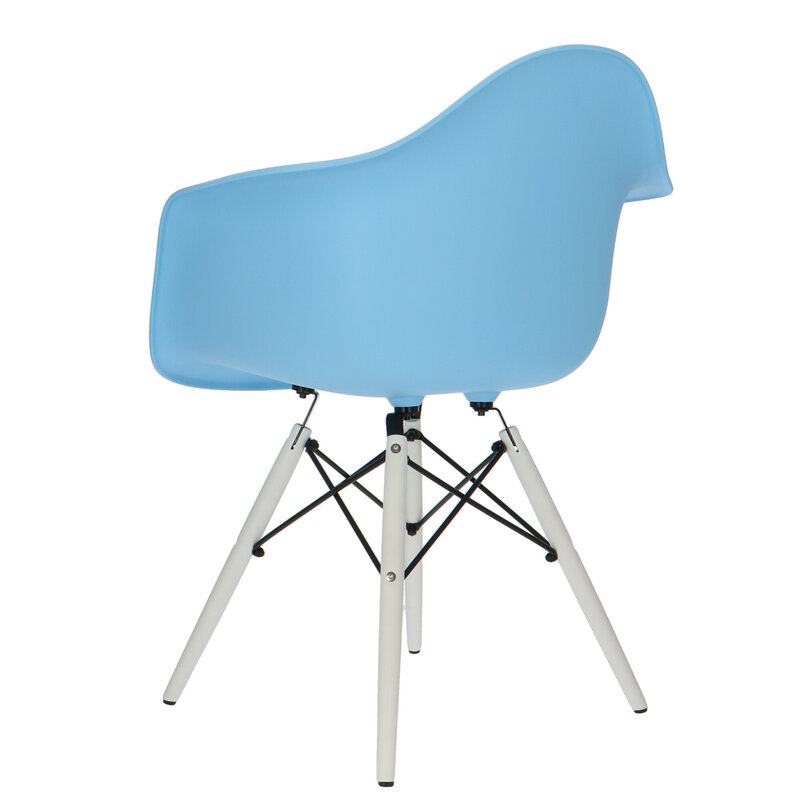 POP Stol DAW Vit Bas Baby Blå POPfurniture POP Stol DAW Vit Bas Baby Blå