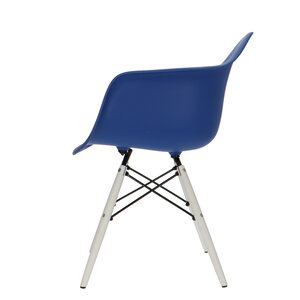 POPfurniture POP Stol DAW Vit Bas Mörkblå