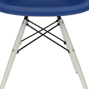 POPfurniture POP Chair DAW White Base Dark Blue