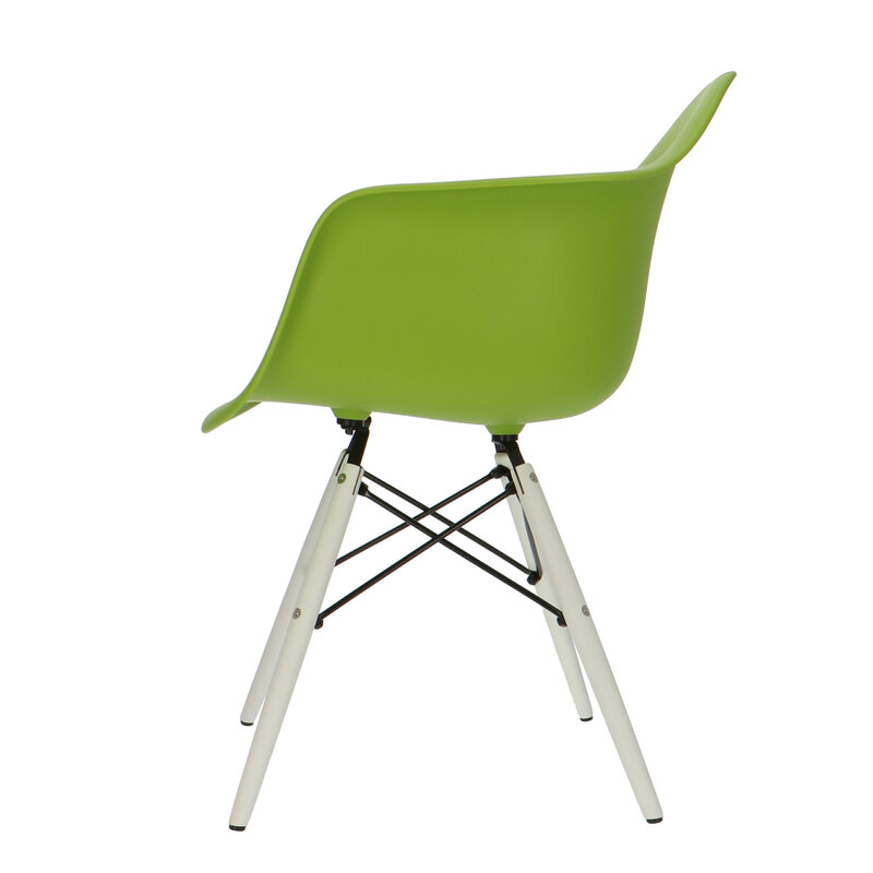 POPfurniture POP Stuhl DAW Weißes Untergestell Grün