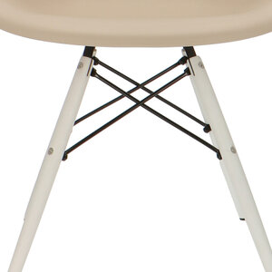 POPfurniture POP Stuhl DAW Weißes Untergestell Greige