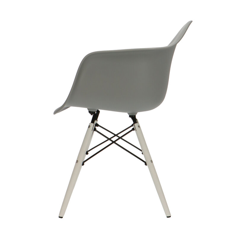 POPfurniture POP Chair DAW White Base Grey