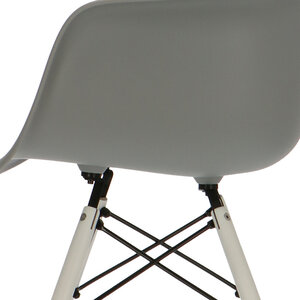 POP Stol DAW Hvid Chassis Grå POPfurniture POP Stol DAW Hvid Chassis Grå