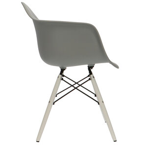 POPfurniture POP Chair DAW White Base Grey