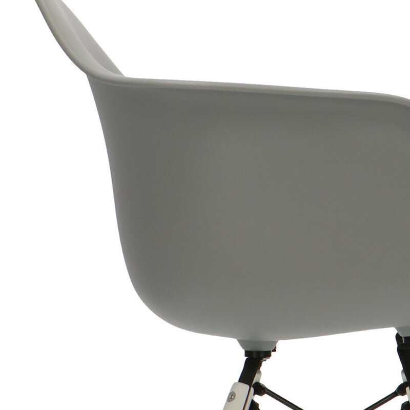 POP Stol DAW Hvid Chassis Grå POPfurniture POP Stol DAW Hvid Chassis Grå