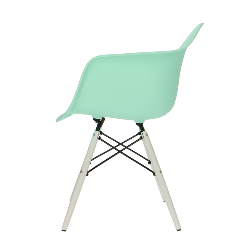 POPfurniture POP Chair DAW White Base Mint Green