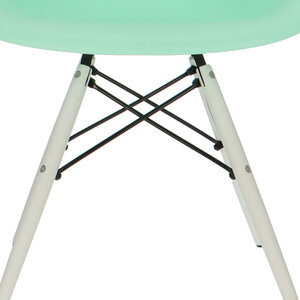 POPfurniture POP Stol DAW Hvid Chassis Mint Grøn
