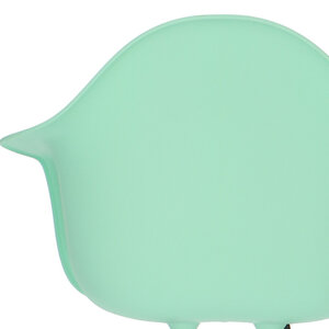 POPfurniture POP Stol DAW Vit Bas Mintgrön