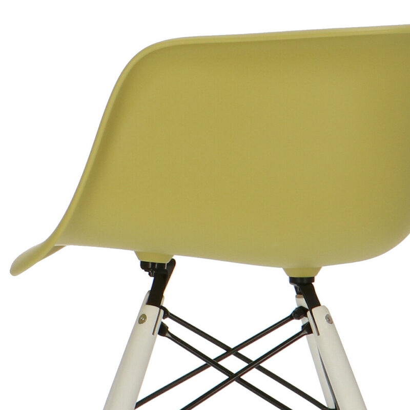 POP Chair DAW White Base Olive Green POPfurniture POP Chair DAW White Base Olive Green