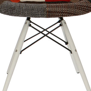 POP Chair DAW White Base Patchwork POPfurniture POP Chair DAW White Base Patchwork