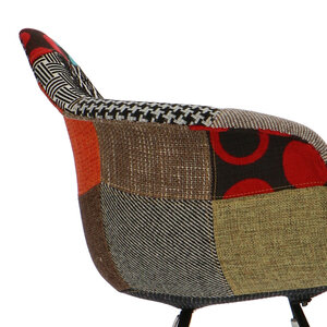 POPfurniture POP Stol DAW Hvid Chassis Patchwork