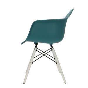 Chaise POP DAW Pieds Blancs Bleu Petrole POPfurniture Chaise POP DAW Pieds Blancs Bleu Petrole