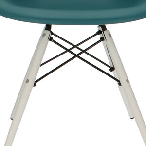 POPfurniture POP Stol DAW Hvid Chassis Benzinblå