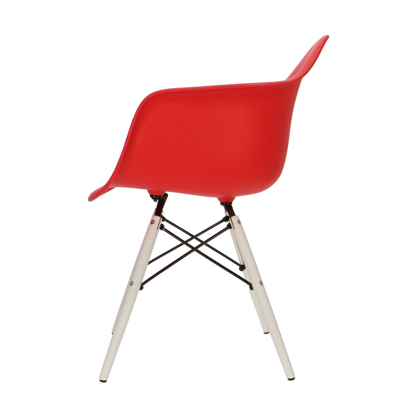 POP Stol DAW Vit Bas Röd POPfurniture POP Stol DAW Vit Bas Röd