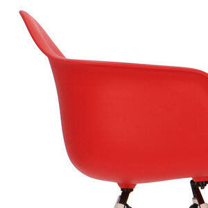 POP Stol DAW Vit Bas Röd POPfurniture POP Stol DAW Vit Bas Röd