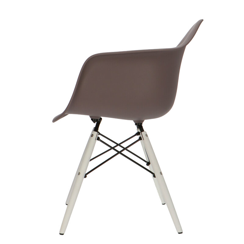 POPfurniture POP Stol DAW Hvid Chassis Taupe