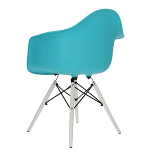 POP Chair DAW White Base Turquoise POPfurniture POP Chair DAW White Base Turquoise