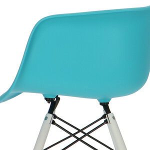 POP Chair DAW White Base Turquoise POPfurniture POP Chair DAW White Base Turquoise