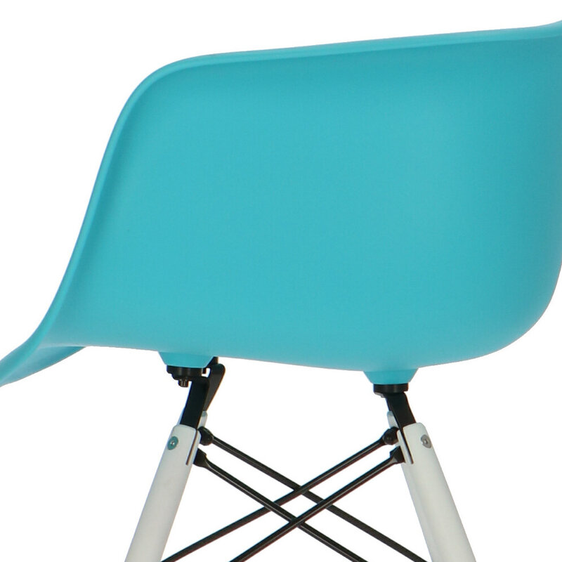 POP Chair DAW White Base Turquoise POPfurniture POP Chair DAW White Base Turquoise