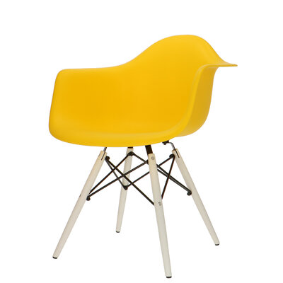 POPfurniture POP Stol DAW Vit Bas Gul POP Stol DAW Vit Bas Gul