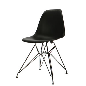 POPfurniture POP Chair DSR Black Base Black