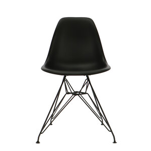 POPfurniture Chaise POP DSR Pieds Noirs Noir