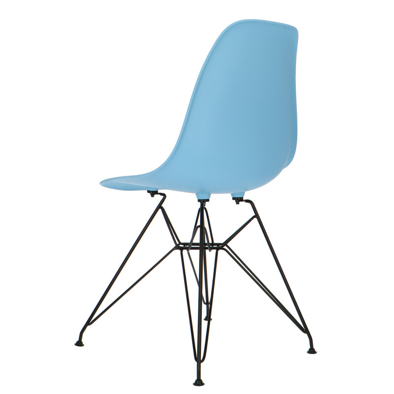 POPfurniture POP Stol DSR Svart Bas Baby Blå