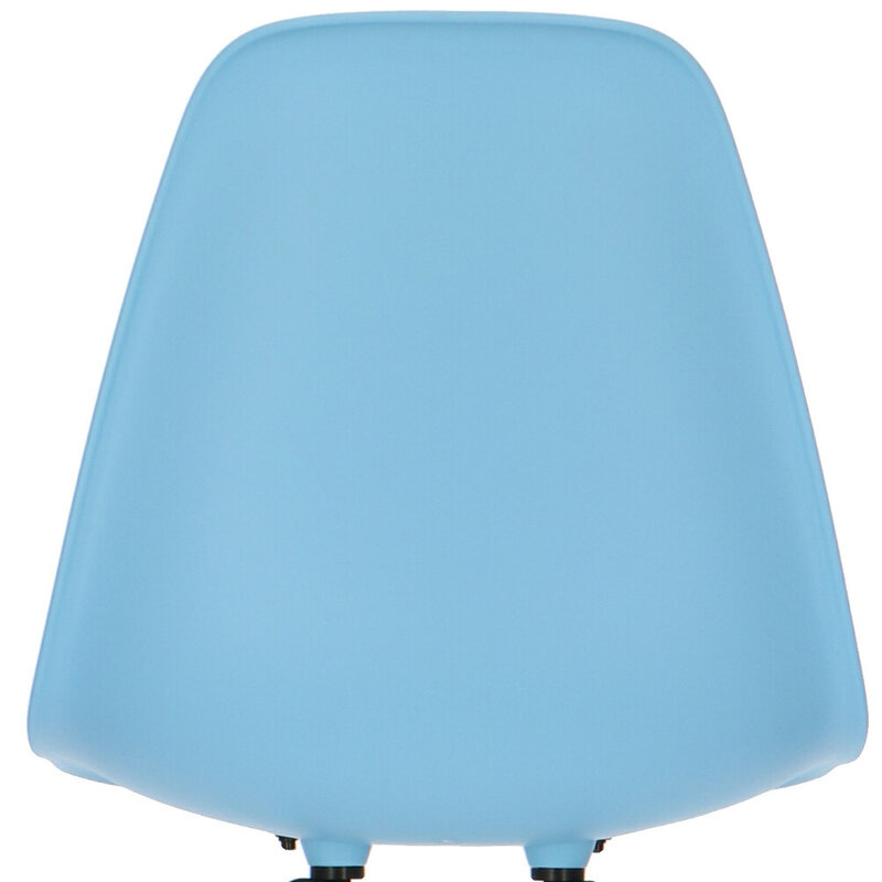 POPfurniture POP Chair DSR Black Base Blue