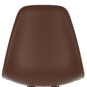 POPfurniture POP Chair DSR Black Base Brown