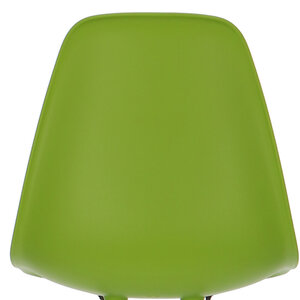 POPfurniture POP Chair DSR Black Base Green