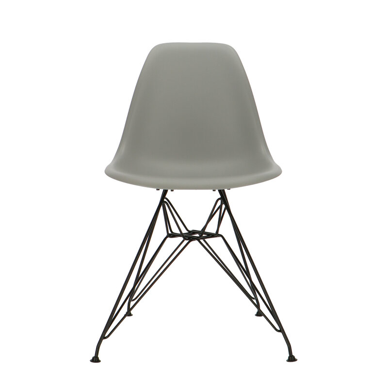 POPfurniture POP Stol DSR Sort Chassis Grå