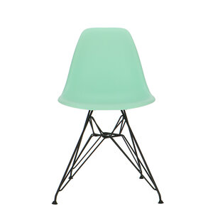 POPfurniture POP Stuhl DSR Schwarzes Untergestell Minzgrün