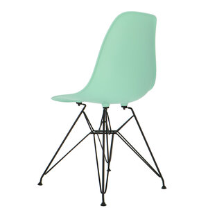 POPfurniture POP Stol DSR Sort Chassis Mint Grøn