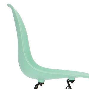 POP Chair DSR Black Base Mint Green POPfurniture POP Chair DSR Black Base Mint Green