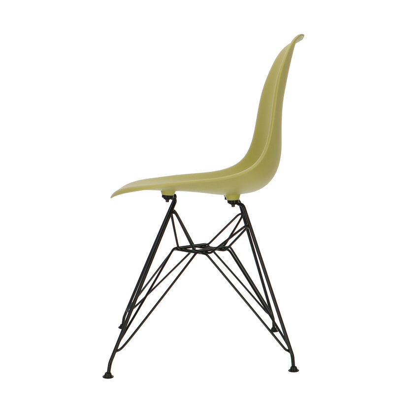 POPfurniture POP Stol DSR Svart Bas Olivgrön