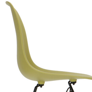 POPfurniture POP Stol DSR Svart Bas Olivgrön