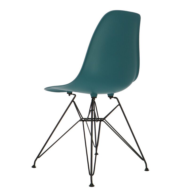 POPfurniture POP Stol DSR Svart Bas Bensinblå