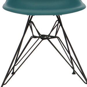 POP Chair DSR Black Base Petrol Blue POPfurniture POP Chair DSR Black Base Petrol Blue