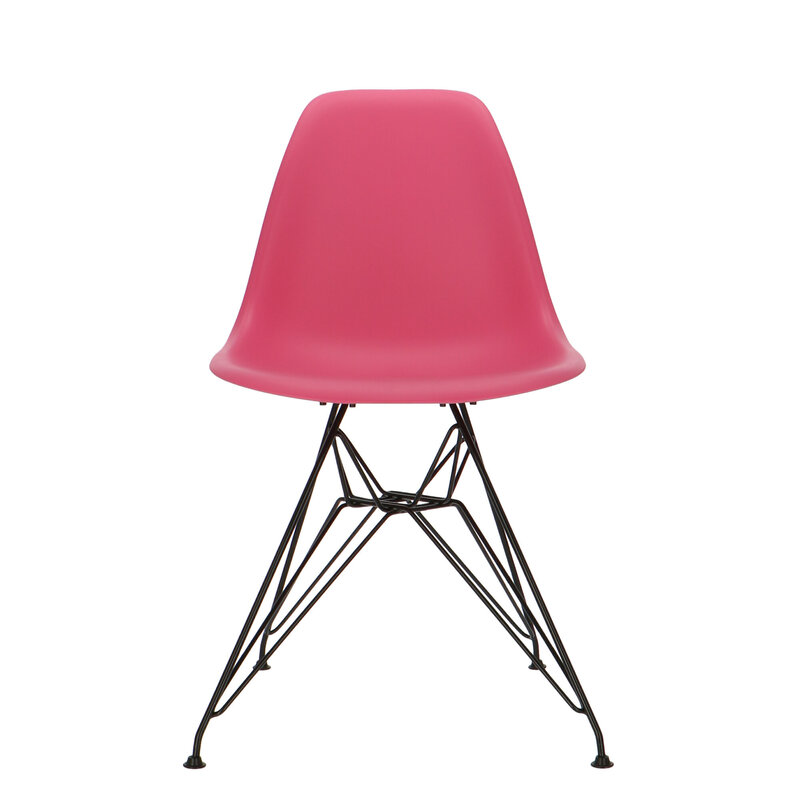 POPfurniture POP Chair DSR Black Base Pink