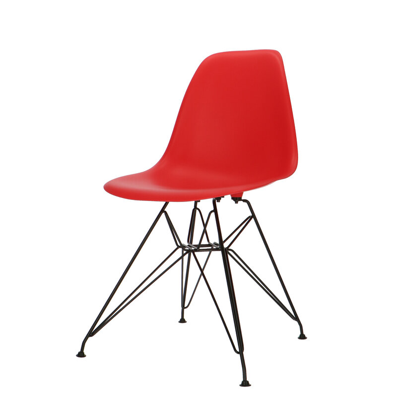 POPfurniture POP Stol DSR Svart Bas Röd