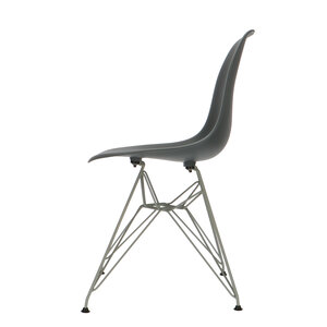 POPfurniture Chaise POP DSR Pieds Gris Anthracite