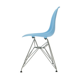 POPfurniture POP Chair DSR Grey Base Blue