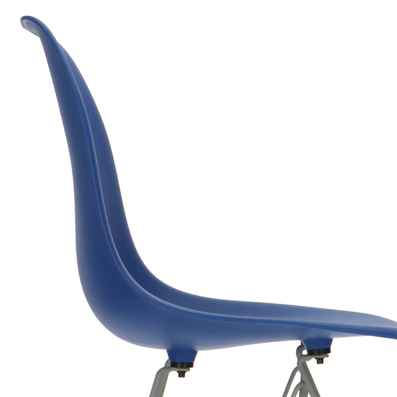 POPfurniture POP Stol DSR Grå ChassisMørkeblå